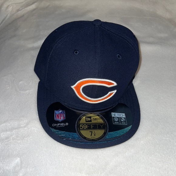 Navy NFL CHICAGO BEARS fitted hat (unisex) - Picture 1 of 4